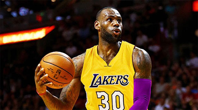 Một giả định về việc James sẽ có mặt tại Lakers trong hè 2018.