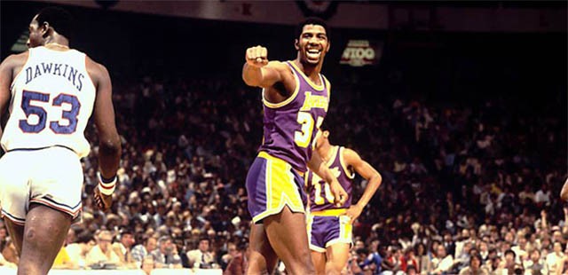 Magic Johnson  năm đầu sự nghiệp tại NBA.