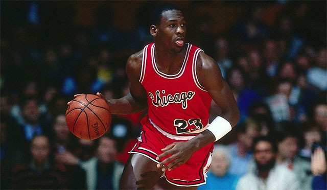Jordan trong năm đầu tại NBA.