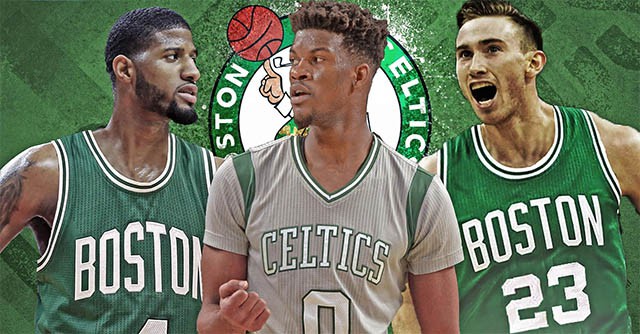 Paul George, Butler và Hayward, cả 3 đều nằm trong diện cơ cấu tin đồn của Celtics. Hiện tại, phương án Butler đã tuột mất.