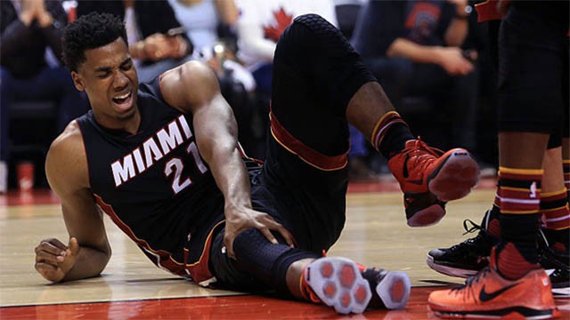 Chấn thương là một trong những nguyên nhân lớn khiến Heat thi đấu tệ hại đầu mùa giải 2016-17.