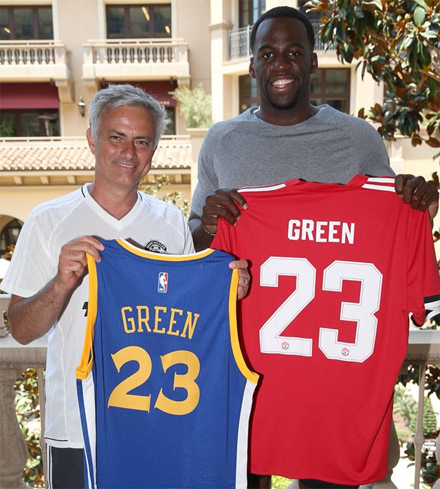 Jose Mourinho và Draymond Green