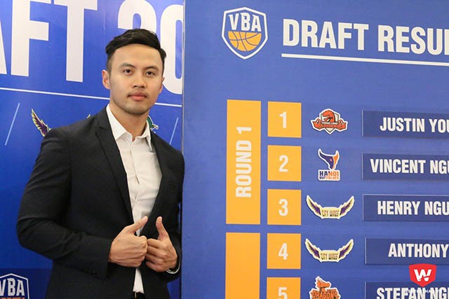 Anh Lê Đăng Khoa tại buổi VBA Draft 2017