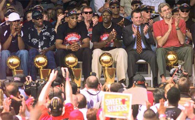 Quá nhiều vinh quang cho Bulls trong thời đại Jordan.