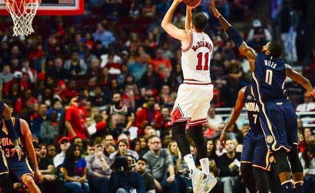 Doug McDermott nổi bật nhất trong màu áo Bulls.