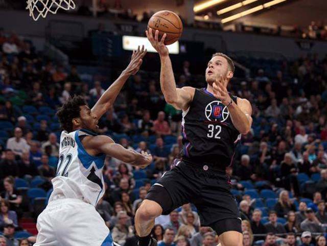 Blake Griffin có double-double với 20 điểm và 11 rebounds trong chiến thắng Timberwolves.