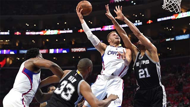 Clippers và Spurs là 2 trong số 4 đội mạnh nhất NBA thời điểm hiện tại.