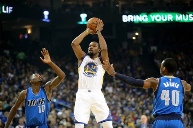 Durant có 90 % khả năng ra sân trong trận gặp Pelicans.