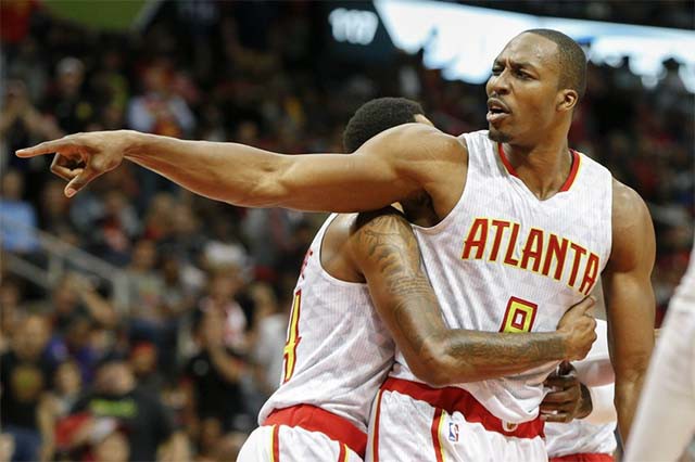 Atlanta thiếu trung phong Dwight Howard trong 2 trận liên tiếp gần đây.