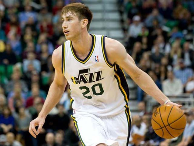 Gordon Hayward đang chơi tốt, tạo nhiều kỳ vọng cho Utah Jazz.