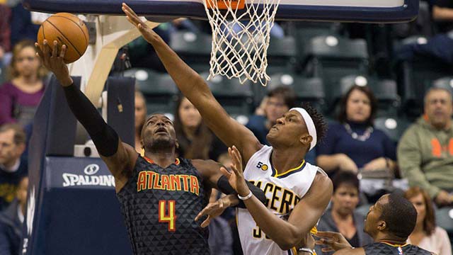 Đội hình chính quá tải khiến Hawks dễ dàng thua Pacers.