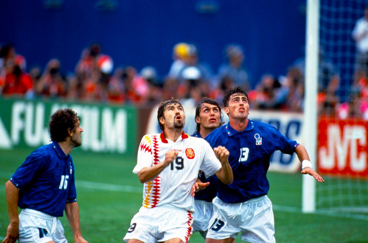 Tây Ban Nha bị Italia loại quá đau ở VCK World Cup 1994.