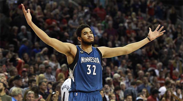 Những trung phong linh hoạt như Karl-Anthony Towns chính là đại diện cho phong cách trung phong thế hệ mới của giải bóng rổ NBA.