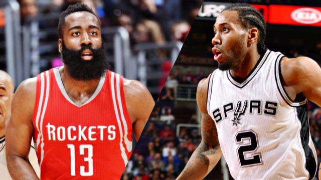 Nếu Rockets có Harden, Spurs cũng có Leonard.