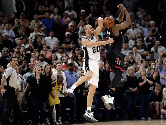 Pha block kinh điển của Manu Ginobili