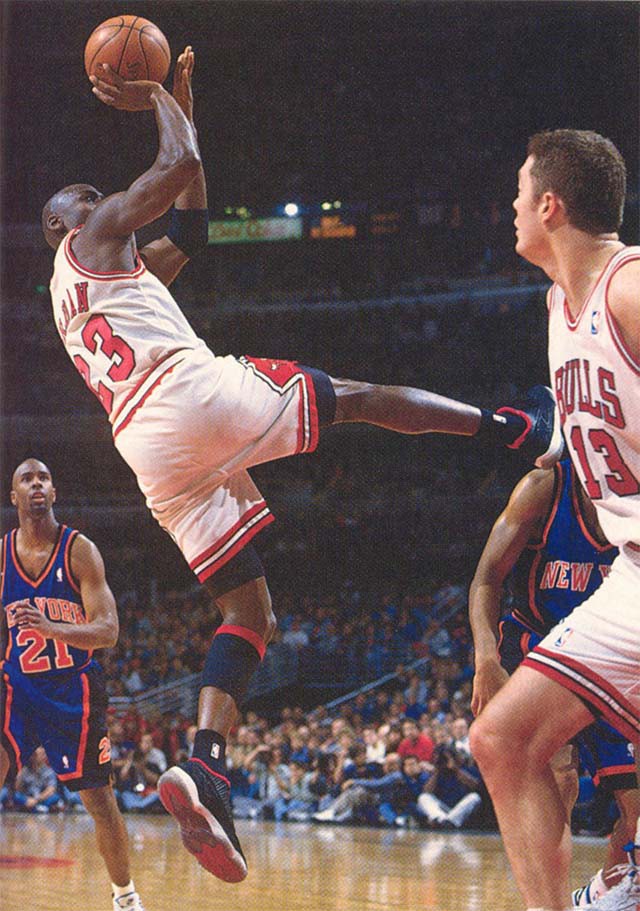 Michael Jordan's fadeaway