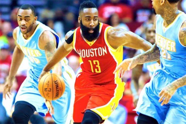 Nuggets vẫn gặp khó khăn trong việc kìm hãm Harden.