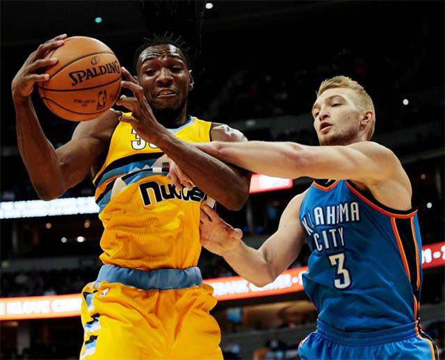 Nuggets và Thunder đã có 1 trận đấu ngang cơ và vô cùng hấp dẫn.