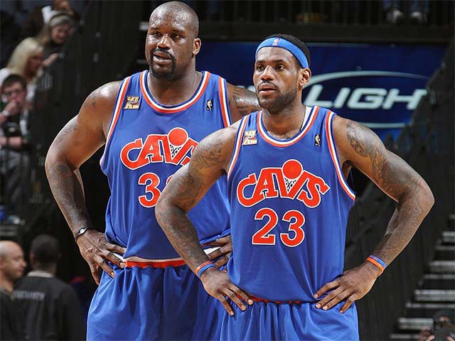 O’neal và James từng cùng khoác áo Cavaliers nhưng chưa thể cùng nhau giành chức vô địch.