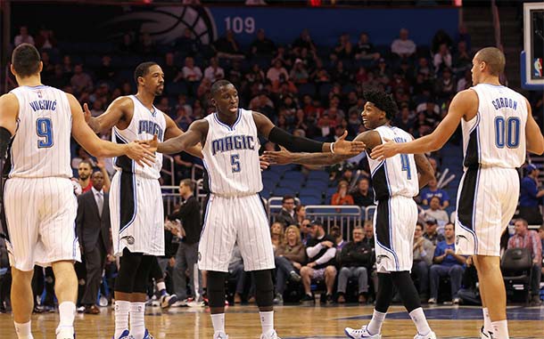 Đội hình trẻ trung của Orlando Magic.