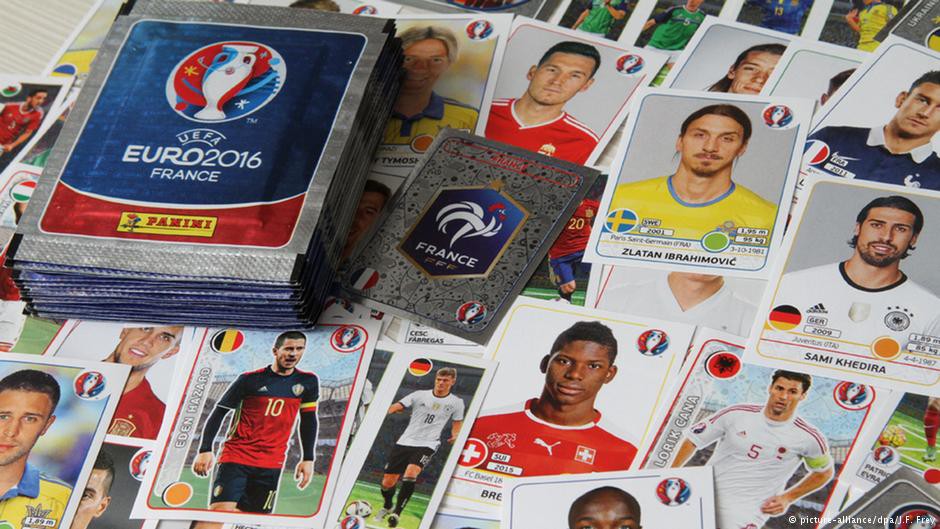 Panini phát hành khoảng 8 triệu tấm tem ảnh nhỏ in hình 680 tuyển thủ có tên trong danh sách dự VCK EURO 2016.