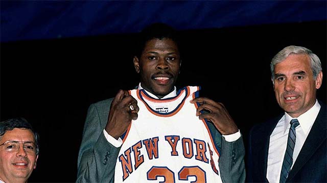 Patrick Ewing được chọn bởi New York Knick nhờ thắng ở phương pháp bốc thăm truyền thống.