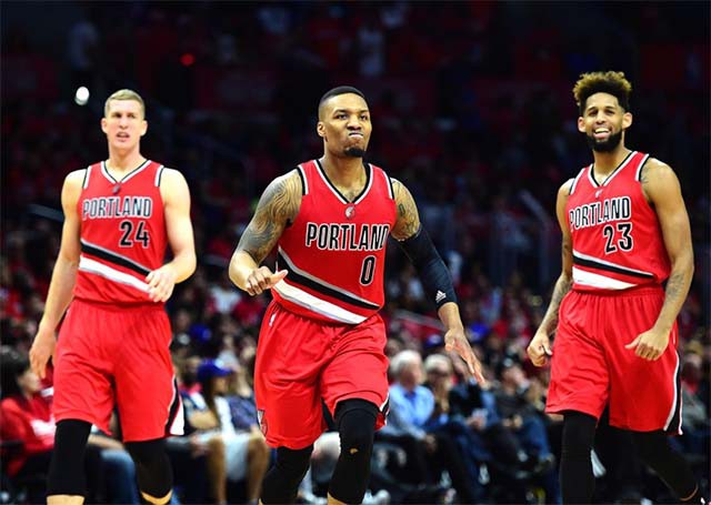 Blazers đang là đội bóng có thành tích ghi điểm trung bình vào loại cao tại NBA với 108,4 điểm.