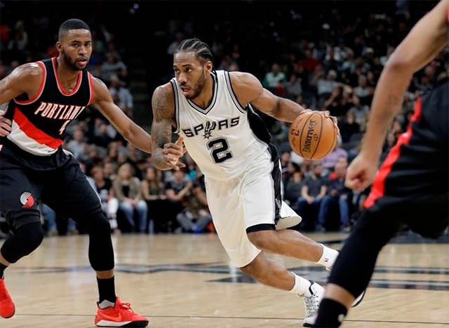 Spurs từng bại trận trước Trail Blazers hồi giữa tháng 3.