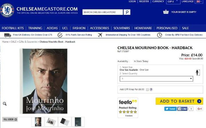 Chelsea vẫn còn được quyền bán các sản phẩm có hình ảnh “người đặc biệt” như các tự truyện, đồ chơi hoặc mấy chiếc cốc.