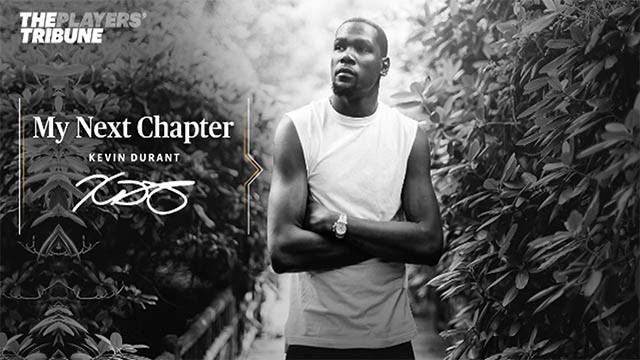 Quyết định đến GSW của Durant đăng tải trên trang The Player’s Tribune