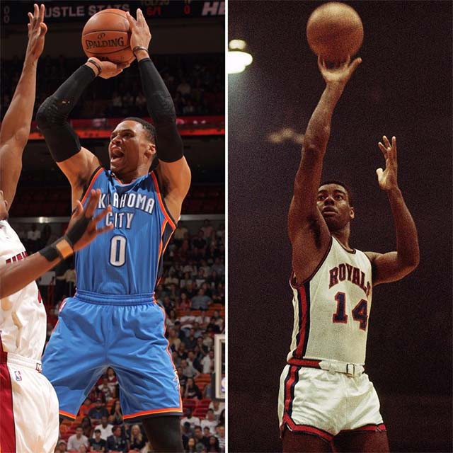 Westbrook trở thành cầu thủ thứ 2 trong lịch sử có được 30 lần triple-double trong một năm sau Oscar Robertson