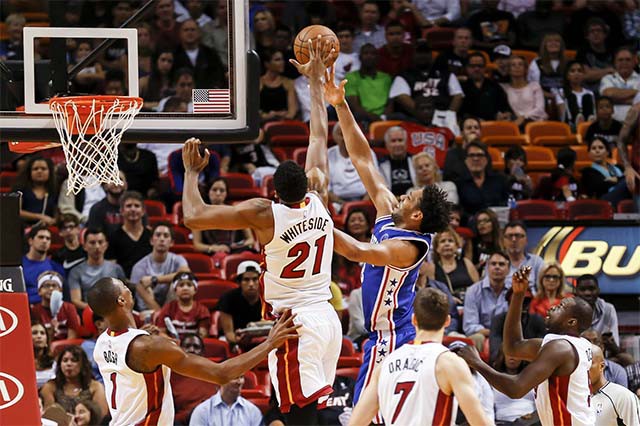 Sức bật và sải tay dài chính là những vũ khí lợi hại của các Rim Protector như Hassan Whiteside.