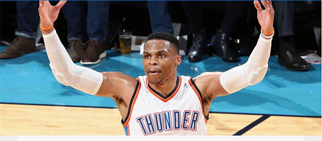 Westbrook đang hy vọng đoạt MVP mùa này