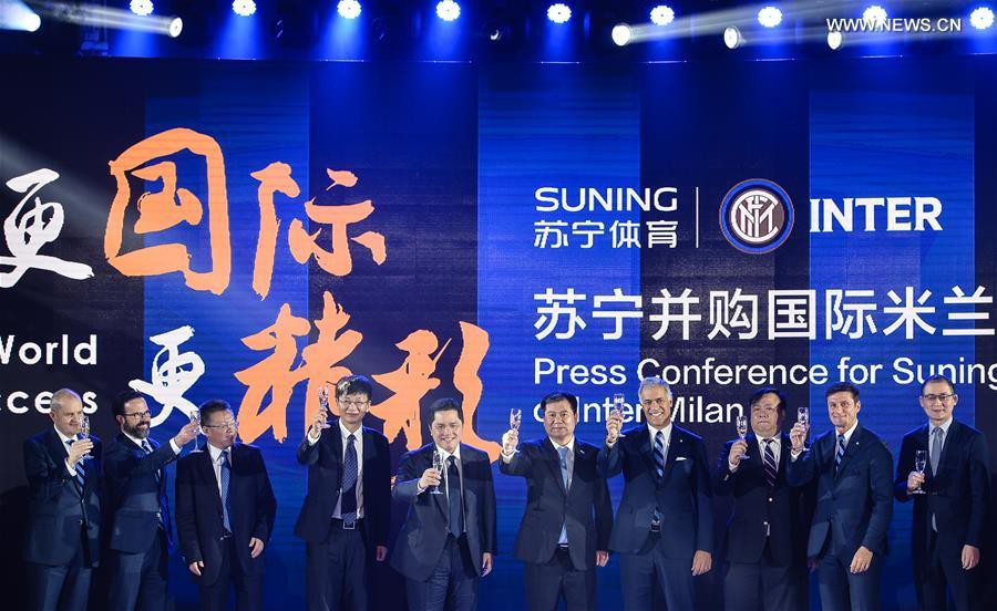Suning Commerce Group mua 70% quyền sở hữu Inter Milan.