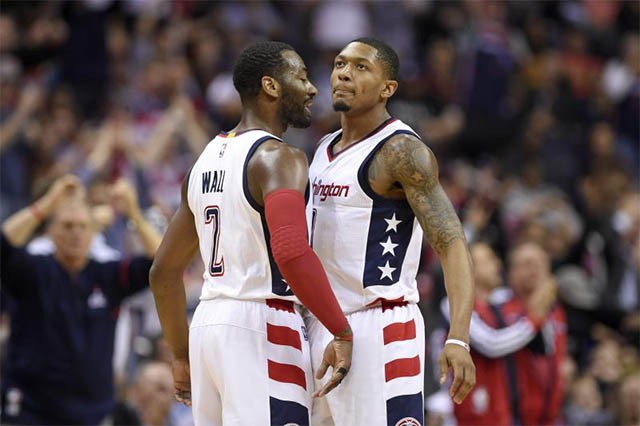 Bộ đôi John Wall và Bradley Beal đang chơi với phong độ cực cao