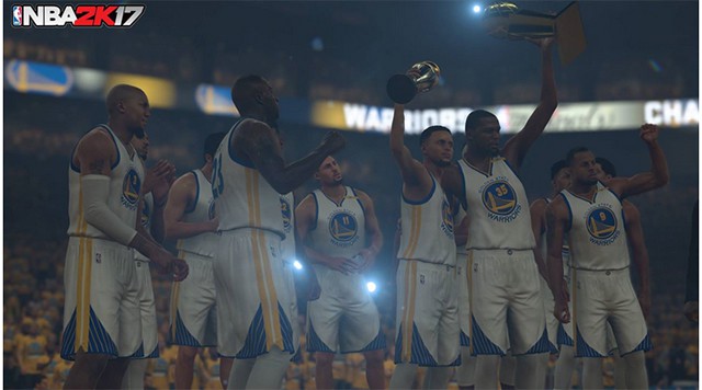 Warriors vô địch NBA 2016-2017 trên NBA 2K17