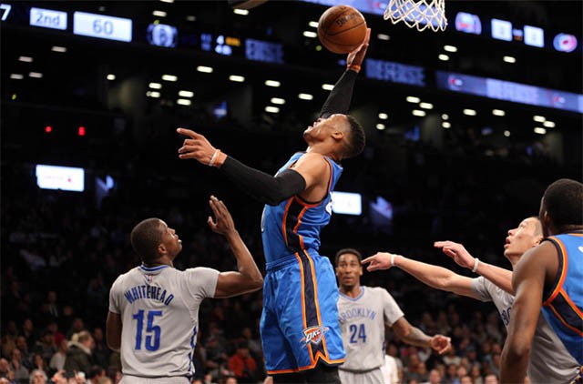 Màn trình diễn của Westbrook nhận được sự tôn trọng của các cổ động viên Brooklyn Nets