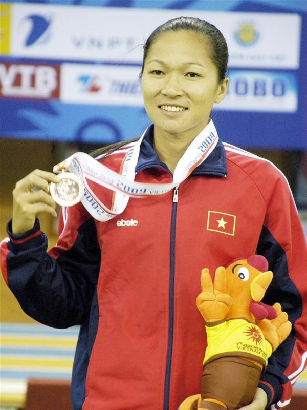 Cựu vô địch điền kinh  SEA Games Nguyễn Thị Thu Cúc