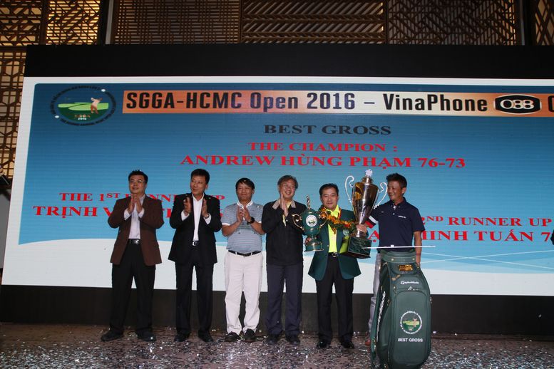 Nhà vô địch Giải golf TP.HCM mở rộng lần 2 năm 2016