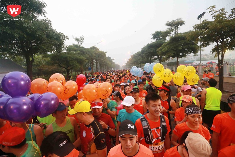 Pacer là một nét đặc trưng của giải Longbien Marathon 2017