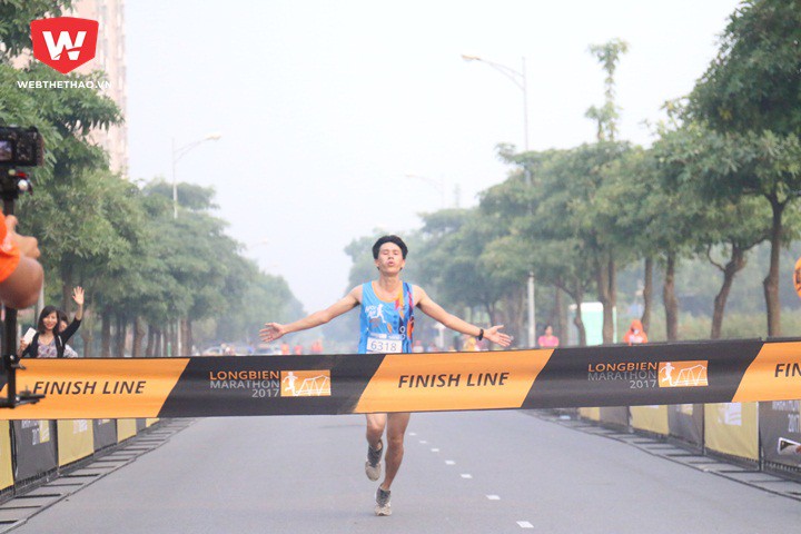 Hoàng Trường Giang (Cao Bằng) vô địch 10km nam