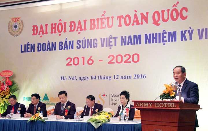 Thứ trưởng Lê Khánh Hải phát biểu tại Đại hội. Ảnh: Y Trang