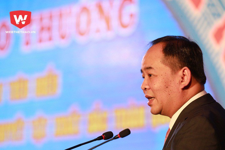 Thứ Trưởng Bộ VHTT&DL Lê Khánh Hải phát biểu