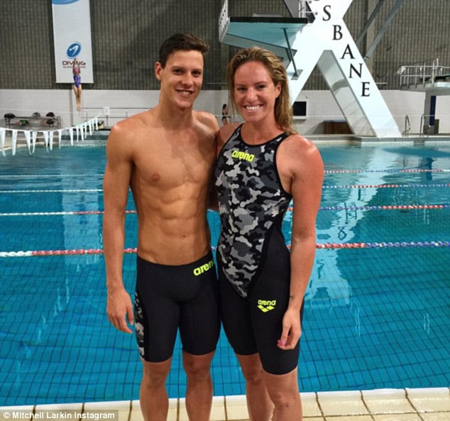 Mitch Larkin và Emily Seebohm, cặp đôi vàng tuyển bơi Australia
