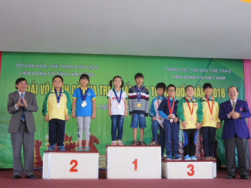 Nguyễn Lê Cẩm Hiền giành HCV Giải vô địch cờ vua trẻ xuất sắc toàn quốc năm 2016