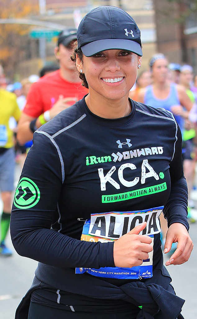 Alicia Keys tại giải New York Marathon