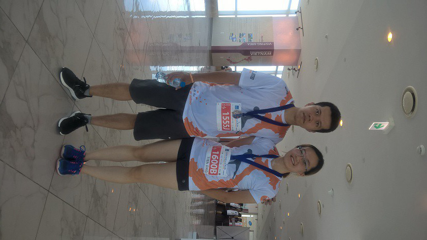 Thủy Tiên (CLB Viet Climb) tham gia vì muốn luyện tập cho giải Vietnam Mountain Marathon 42km
