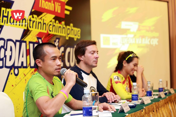 ông Nguyễn Tiến Đạt, đại diện LDR, cũng là PV Webthethao, kênh thể thao hàng đầu chuyên theo dõi các môn thể thao mạo hiểm, mang tính thử thách cá nhân cao