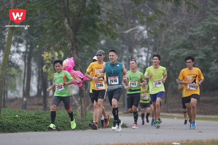 Cũng như pacer Cao Ngọc Hà, pacer Nguyễn Doãn Cường ban đầu có rất nhiều VĐV bám theo tốc độ này