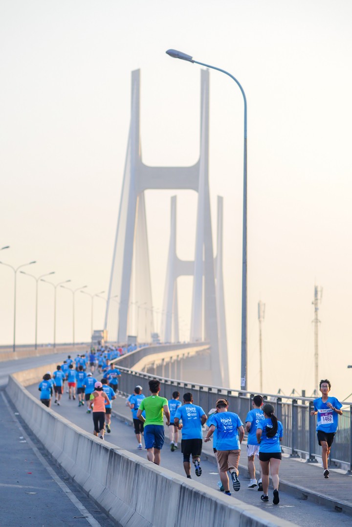 Đường chạy HCMC Run sẽ đi qua cây cầu Phú Mỹ